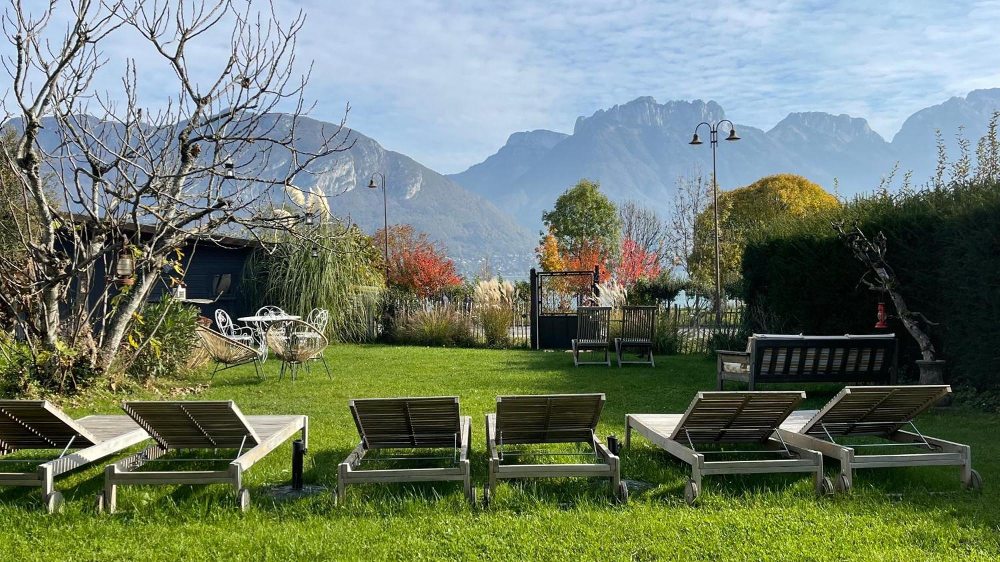 Le Chalet De La Plage Sévrier Eksteriør billede